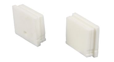 ENGITECHS - PR1010 BOUCHON EN MATIERE PLASTIQUES SILICONE BLANCS VENDU PAR LOT DE 2