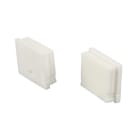 ENGITECHS - PR1010 BOUCHON EN MATIERE PLASTIQUES SILICONE BLANCS VENDU PAR LOT DE 2