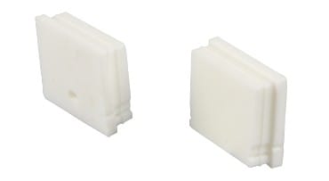 ENGITECHS - PR1010 BOUCHON EN MATIERE PLASTIQUES SILICONE BLANCS VENDU PAR LOT DE 2