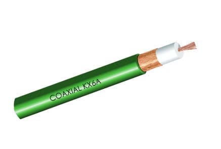 Cables Generiques courant faible - COAX KX6+2X0,75 NOIR COUPE