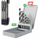 Diager - Coffret 7 foret bois 3 pointes attachement cylindrique diamètre 4-5-6-7-8-10-12m