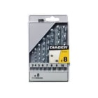 Diager - Coffret 8 forets béton FLASH attachement cylindrique diamètres 3,4,5,6,7,8,9,10m