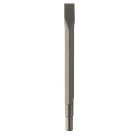Diager - Burin plat 24x400mm attachement hexagonal 19mm et cylindrique 16,5x35mm