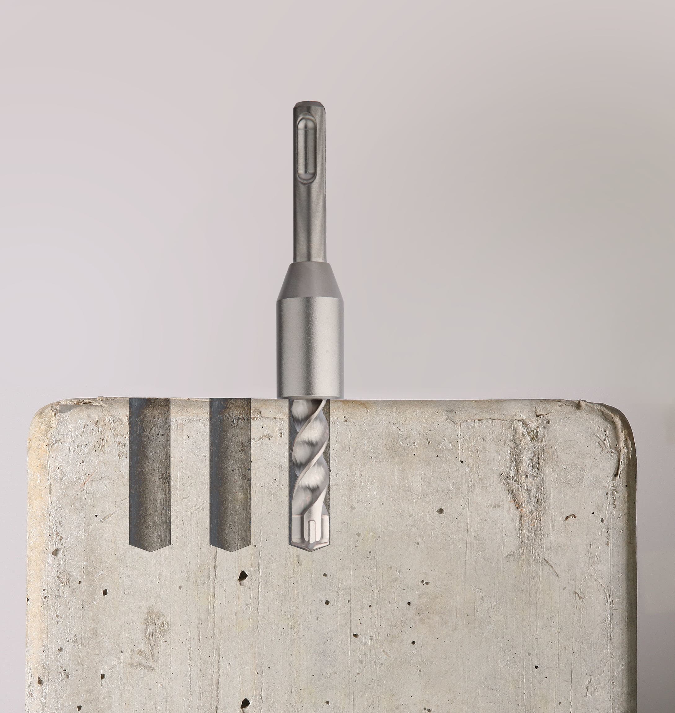 Diager - Coffret outillage diamant pour fixation bâtis : foret, douilles, outil de frappe