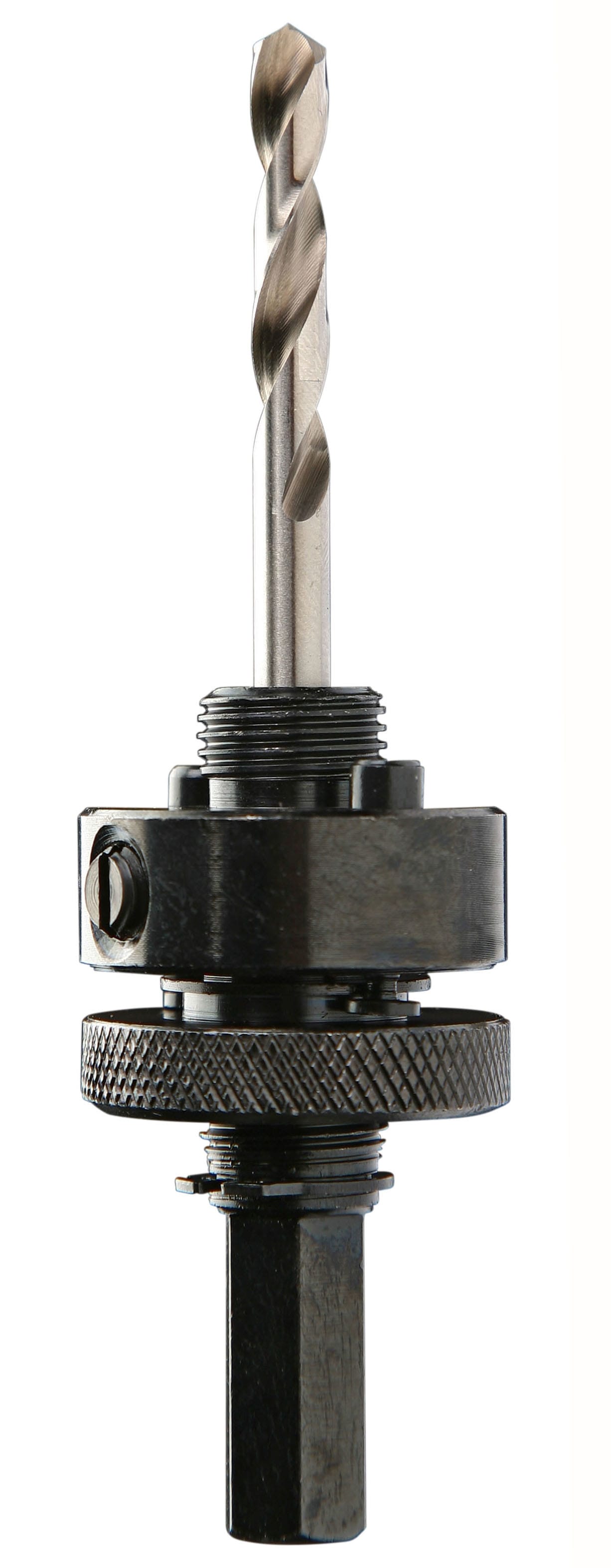 Diager - Pilote hexagonal 9,5 mm 32-210 pilote + centreur pour scie cloche diam. 32à210mm