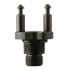 Diager - 5 connecteurs double filetage quick lock pour scie cloche diamètres 14 à 210 mm
