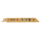 Diager - 100 LSB 150mm bois palettes lame bimétal flex, bois avec clous, alu