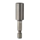 Diager - Douille magnétique Pro 12x65mm attachement hexagonal 6,35mm (1/4)