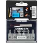 Diager - Coffret 7 embouts torsion 25mm PZ1-2-3 PH1-2-3 + porte embout standard