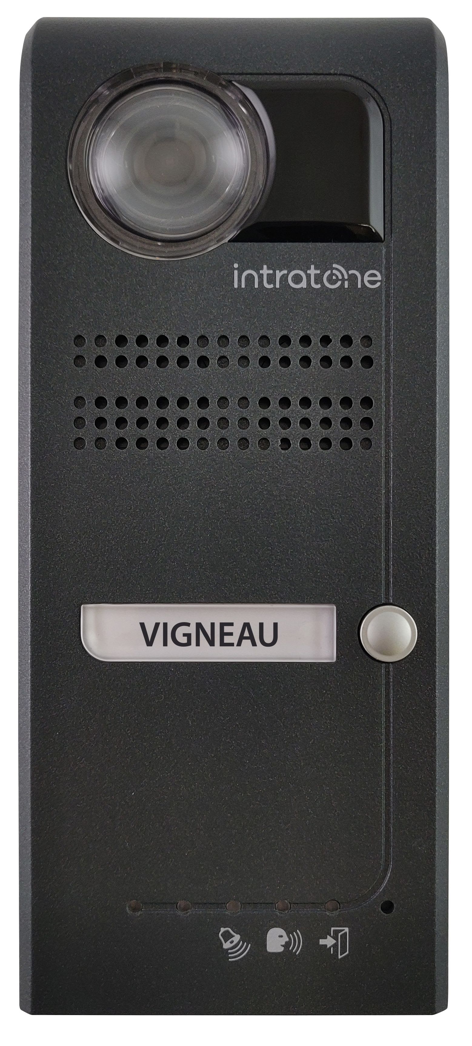 Intratone - Kit Villa 1 bouton - saillie - anthracite