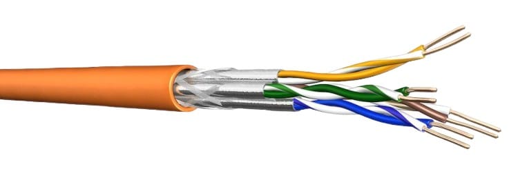 Prysmian Energie Cables & Systemes - Câble cuivre Cat7 S/FTP 4p LSOH-FR Dca T500m 60060185