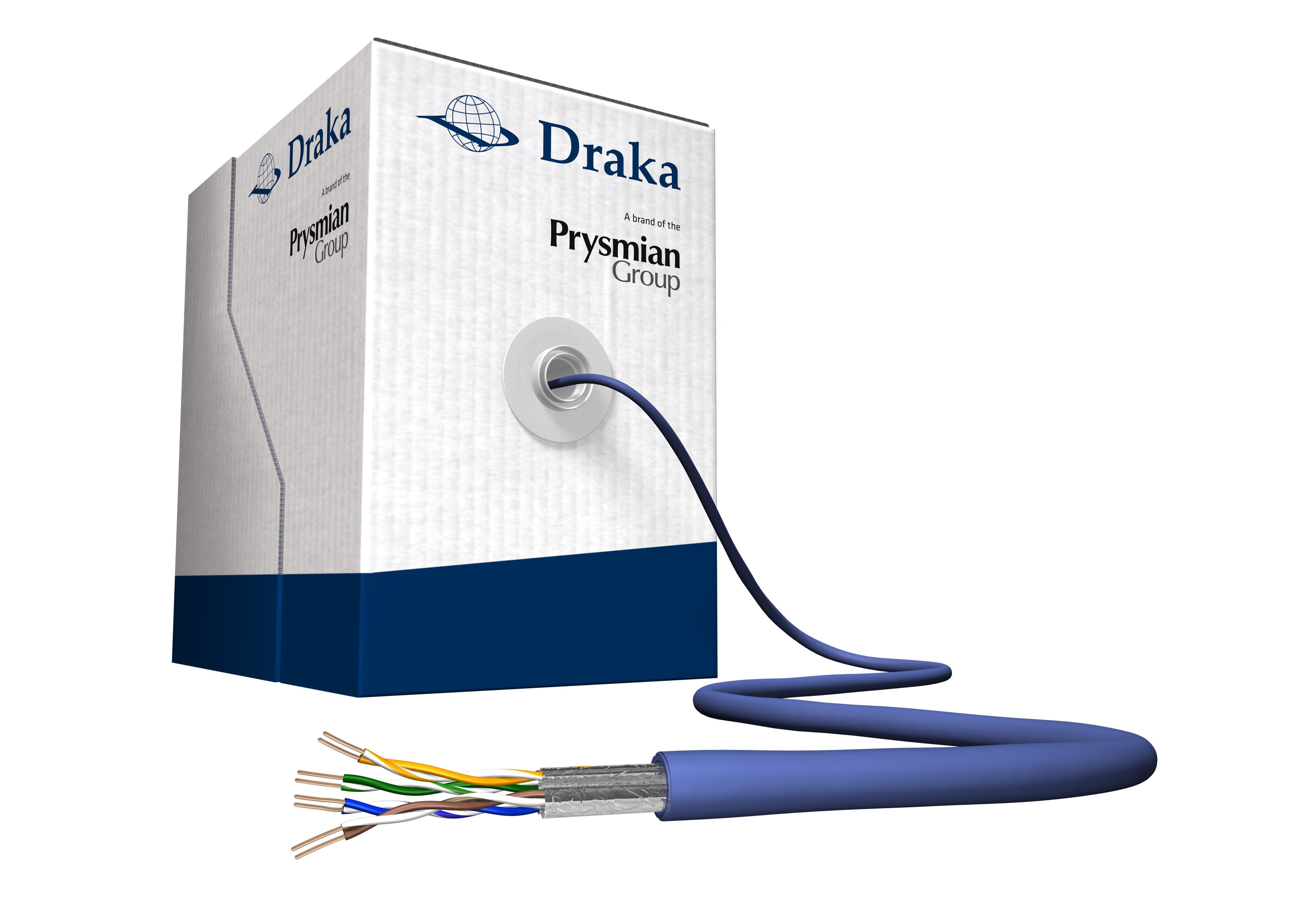 Prysmian Energie Cables & Systemes - Câble cuivre Cat6a U/FTP 4p LSOH-FR Dca B305m 60011113