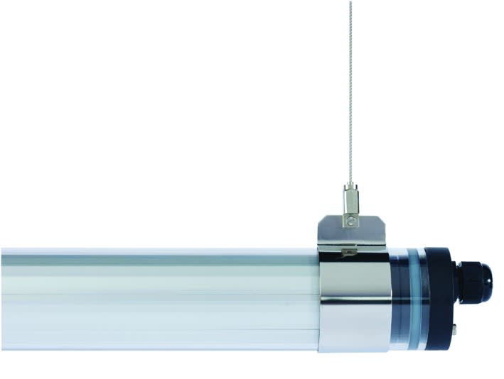 Norka by RIDI - Suspension par câbles 1,0 m avec colliers en acier inoxydable (la paire)