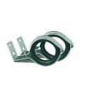 Norka by RIDI - Colliers de fixation, acier inoxydable V4A, avec équerre (la paire)