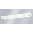 Norka by RIDI - Luminaire tubulaire apparent ERFURT INDUS M1500, t.intensif, 2 lampes, 66W, PMMA