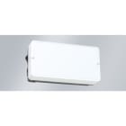 Norka by RIDI - Luminaire de secours à batterie autonome SCHÖNEFELD 1h, PC blanc opale, extensif