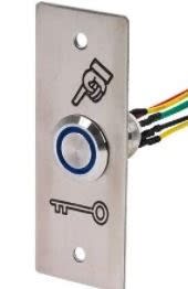Came - Gamme Annexe Accessoire BPNONF inox PB19 + plaque + le bleu 12V