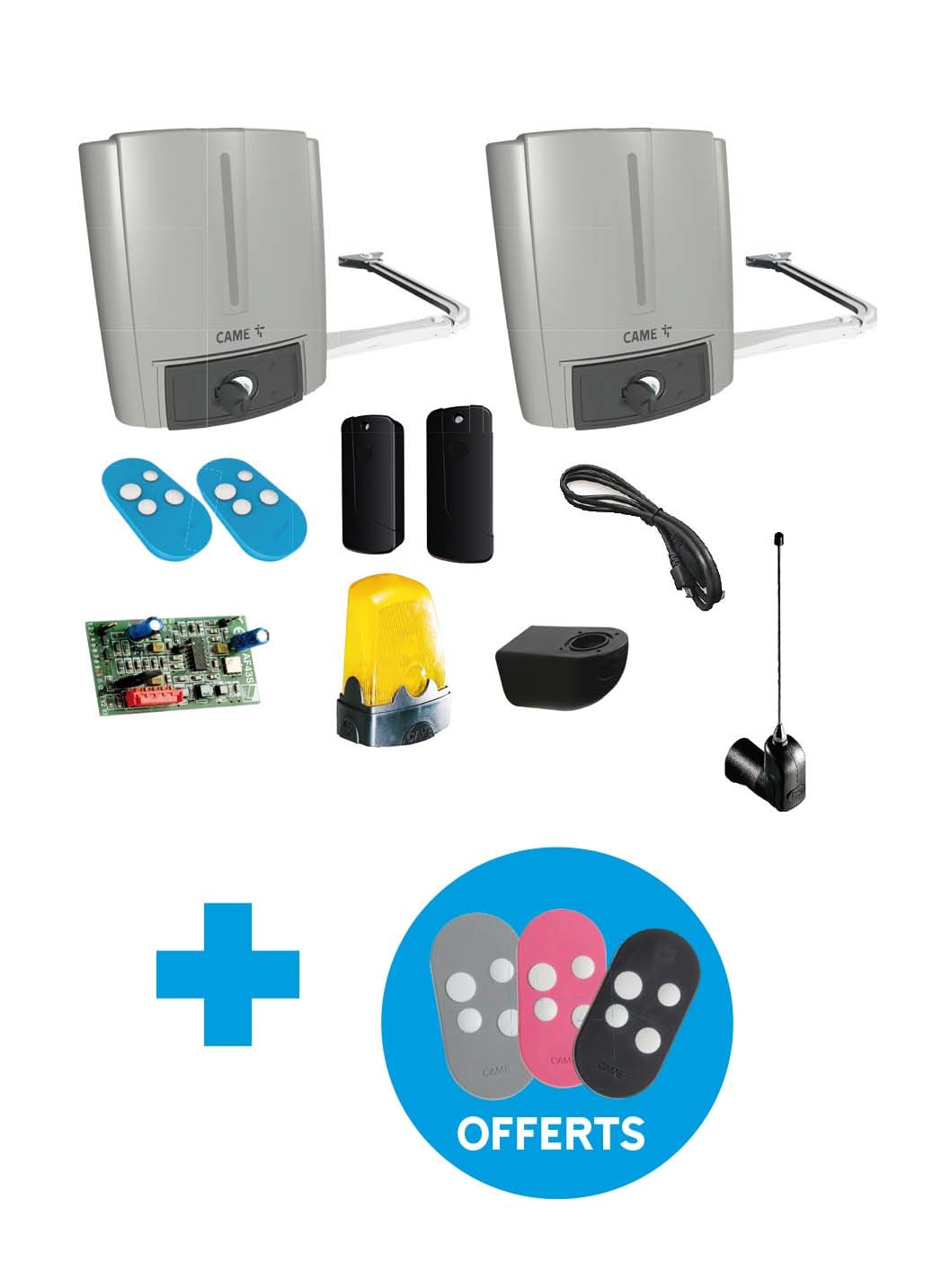 Came - Automatisme Kit FAST70 24V Connect + 3 Télécommandes New Top
