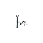 Came - Acc. Divers Lisse tubulaire G12 en aluminium peint + support