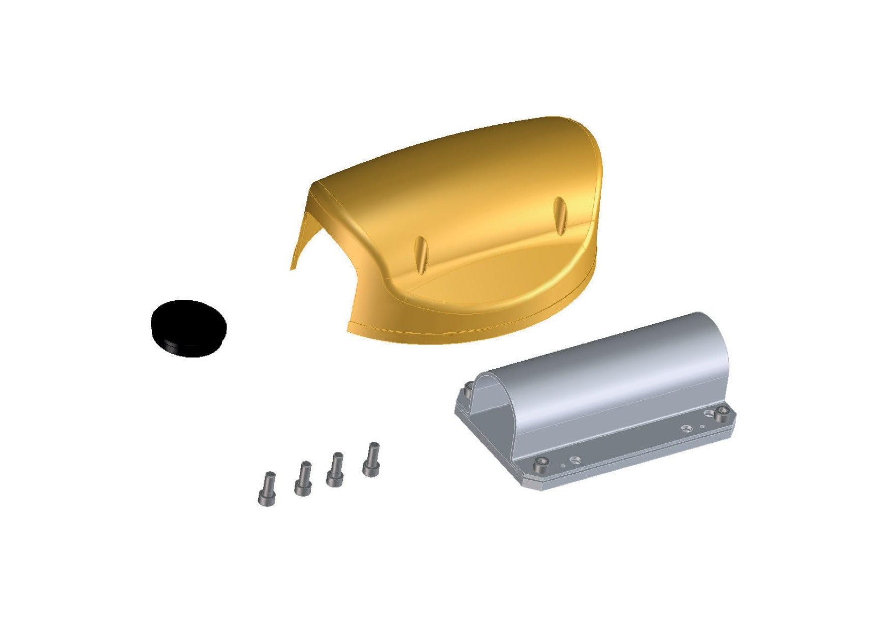 Came - Accessoire Divers Mécanique Bride fixation lisse tubulaire Diam 60mm