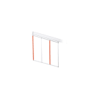 Came - Acc. Divers Mécanique Tablier en aluminium peint lisses