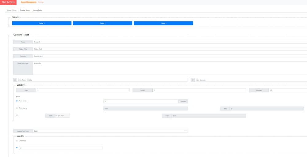 Came - Contrôle D'Accès Générique annexe PS2K Basic logiciel pro user