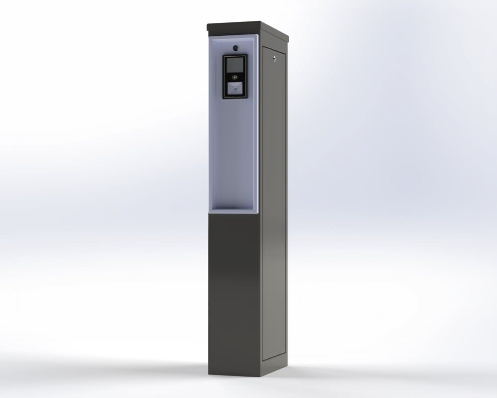 Came - CAME Contrôle D'Accès Générique annexe PS2K borne T7 lecteur Flex v5 sans toit