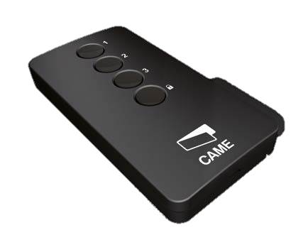 Came - Emetteur radio noir mono band 4 boutons