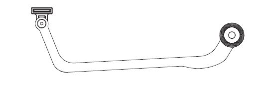 Came - Volets Battants Composants Bras transmission courbé droit