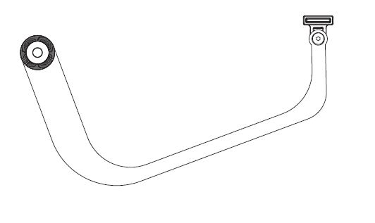 Came - Volets Battants Bras transmission courbé gauche vantail