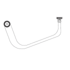 Came - Volets Battants Bras transmission courbé gauche vantail