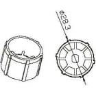 Came - Acc. Divers Mécanique Kit adaptateur rond 28,5 x 0,75 mm