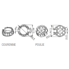 Came - Acc. Divers Mécanique Adaptateur ogive 70x1mm