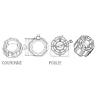 Came - Accessoire Divers Mécanique Adaptateur octogonal 70 x 1,2mm