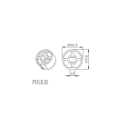 Came - Acc. Divers Mécanique Adaptateur rond 50x1,5mm V2 (YK5107)