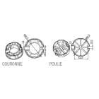 Came - Acc. Divers Mécanique Adaptateur ogive 85x1,2mm