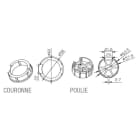 Came - Acc. Divers Mécanique Adaptateur ogive départ 62x0,6mm
