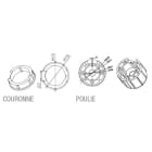 Came - Accessoire Divers Adaptateur ogive départ 62x0,6mm obturateur