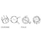 Came - Acc. Divers Mécanique Adaptateur rond Z.F. 54x0,5mm obturateur