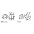 Came - Accessoire Divers Mécanique Adaptateur rond 70x1,5mm