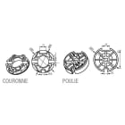 Came - Acc. Divers Mécanique Adaptateur rond départ 89 x 1mm