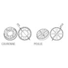 Came - Accessoire Divers Mécanique Adaptateur rond 101,9 x 3,5mm