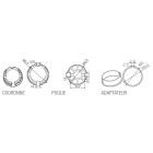 Came - Accessoire Divers Mécanique Adaptateur ogive 85x1mm