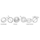 Came - Accessoire Divers Mécanique Adaptateur rond 70x1,2mm