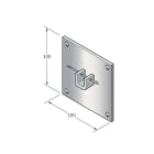 Came - Acc. Divers Mécanique Support 100x100mm avec selle Q10