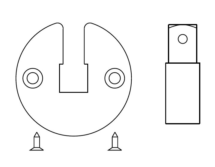Came - Accessoire Divers Mécanique Insert sécurité Q16 pour MO 4