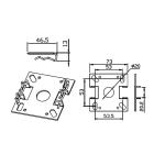Came - Accessoire Divers Mécanique Support mural MO5 max. 30Nm