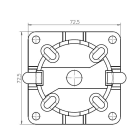 Came - Acc. Divers Mécanique Fixation rapitrou en plastique max. 20Nm