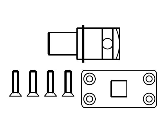 Came - Accessoire Divers Mécanique Insert sécurité Q16 pour MOM 6
