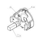 Came - Accessoire Divers Mécanique Support rapide fer max 50Nm entraxe